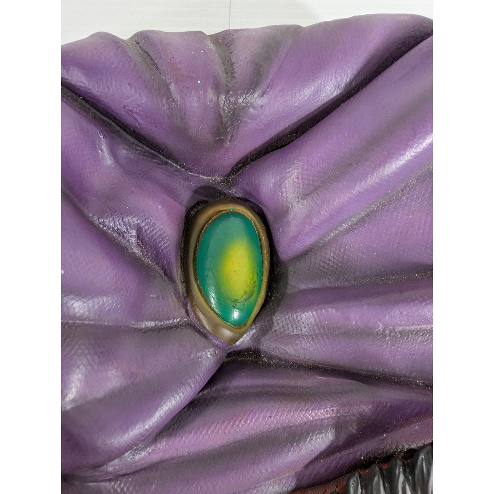 Vintage Genie Rubber Mask DISGUISE 2003 Halloween Mask Vinyl Costume Rare Aladin - Picture 4 of 11